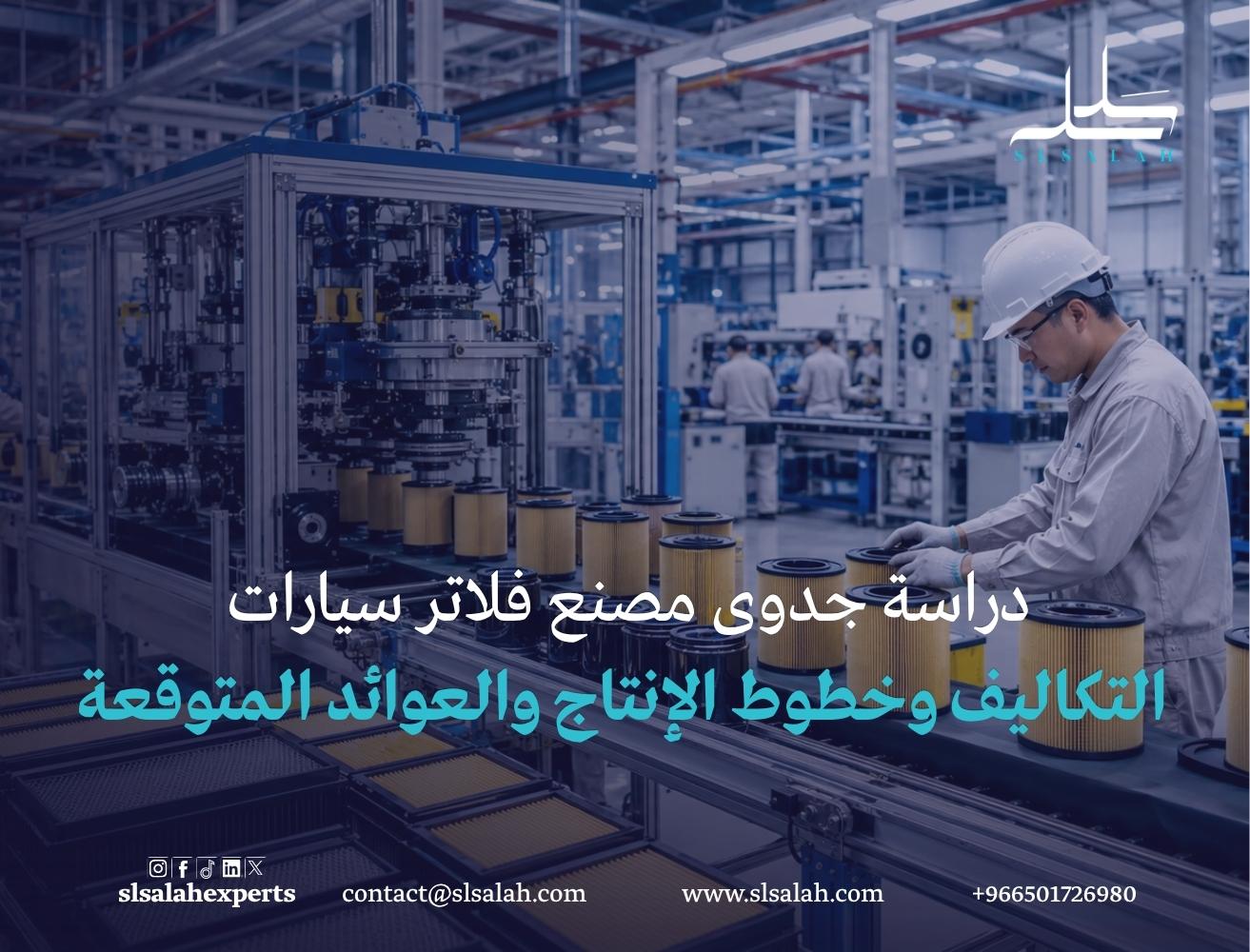 دراسة جدوى مصنع فلاتر سيارات